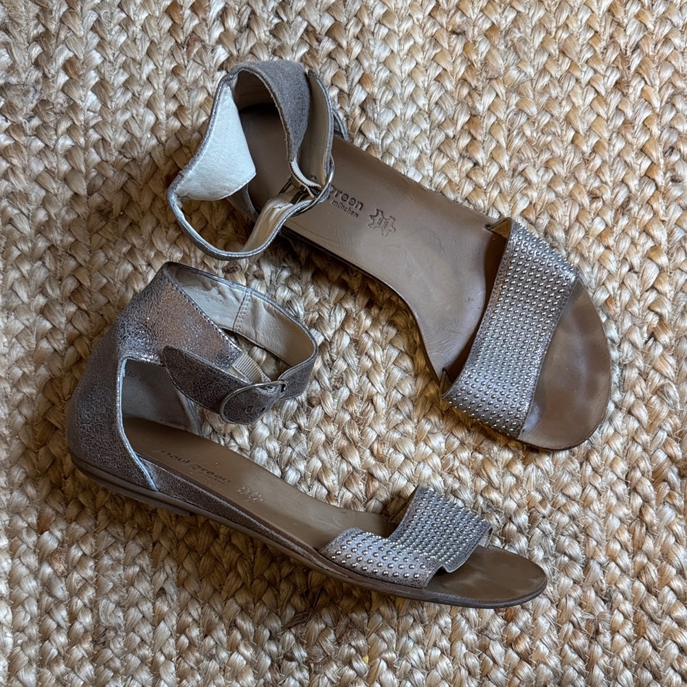 Paul Green 7 Mini Stud Ankle Strap Sandal